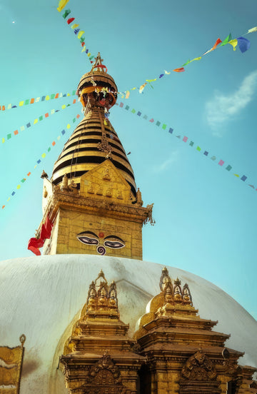 Swayambhunath Temple Canvas Print