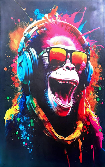 Cool Monkey Modern Wall Art