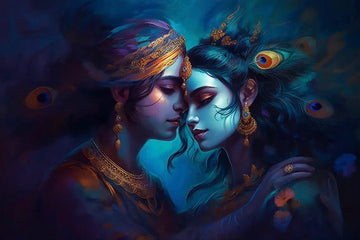 Radha Krishna Wall Art