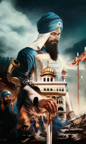 Sikh Warrior Wall Art